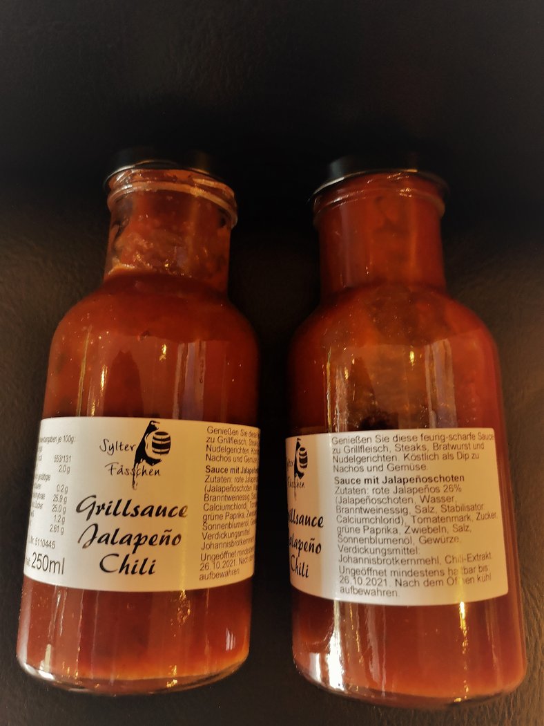 Jalapeno-Chili Grillsauce, 250ml