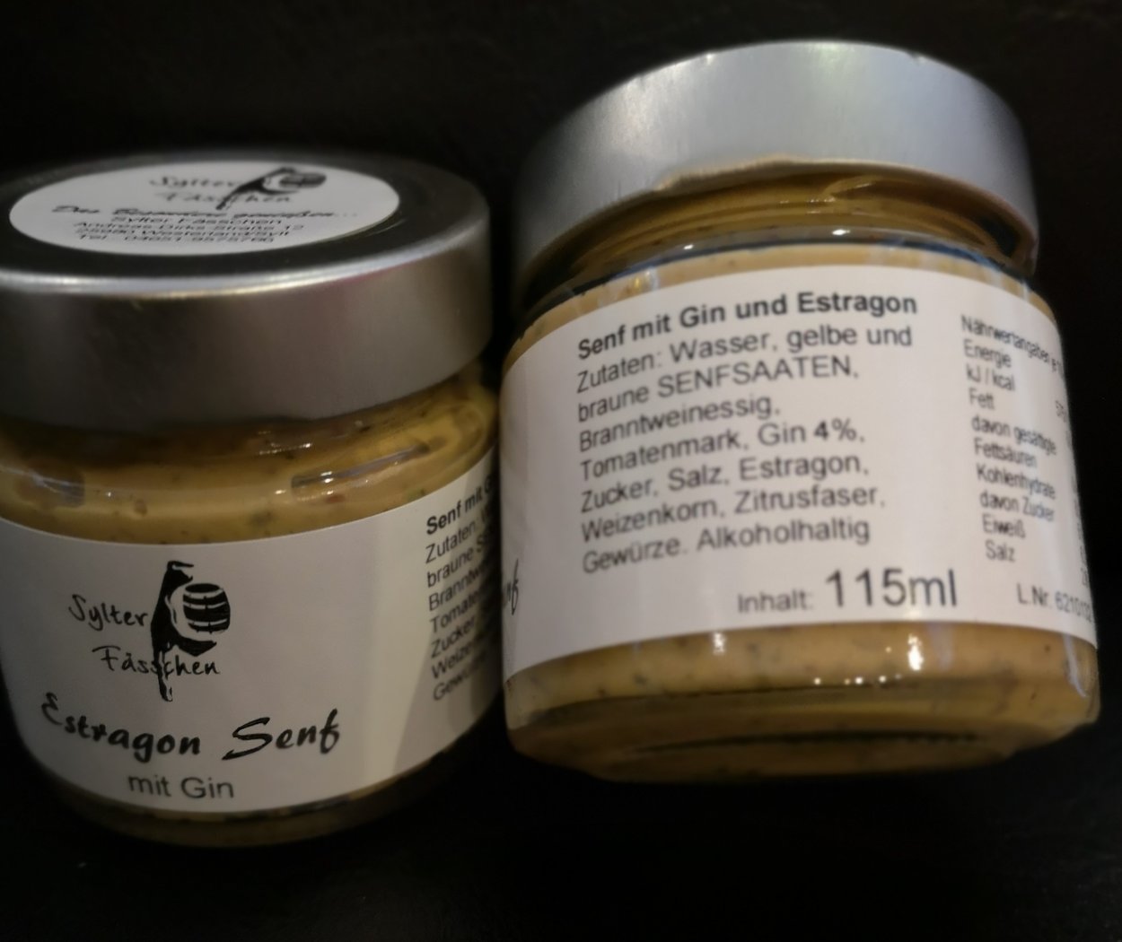Estragon Senf m. Gin,115ml